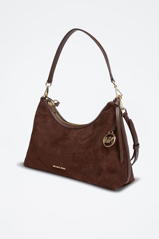 Nubuck Trendy Handtas Sammy - Bruin