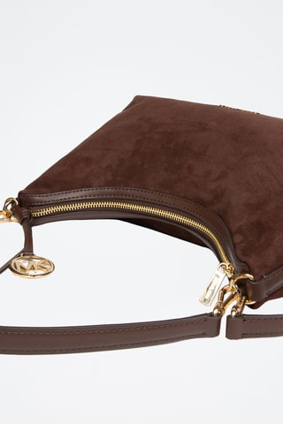 Nubuck Trendy Handtas Sammy - Bruin