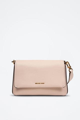 Sac bandoulière en cuir Nessa Small - Rose