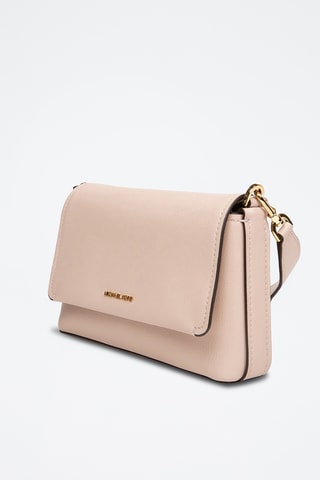 Sac bandoulière en cuir Nessa Small - Rose