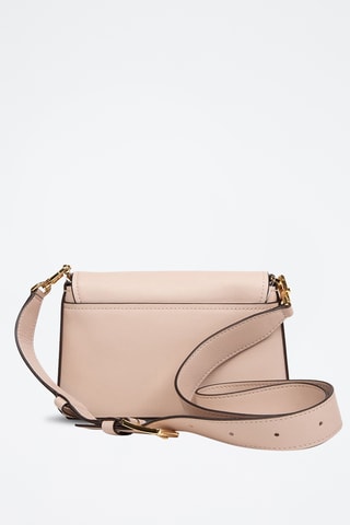 Sac bandoulière en cuir Nessa Small - Rose