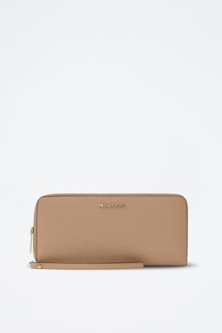 Leren Portefeuille Jet Set - Camel