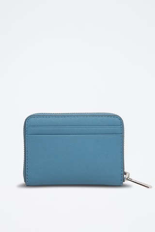 Porte-cartes en cuir Jet Set - Bleu