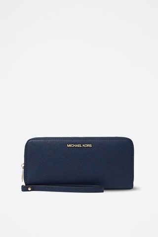 Leren Portefeuille Jet Set - Marineblauw