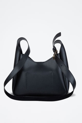 Sac bandoulière en cuir Birch - Noir