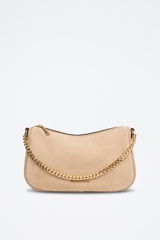 Nubuck Trendy Handtas Carmela - Camel