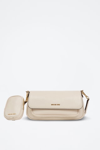 Leren Schoudertas Jet Set - Beige