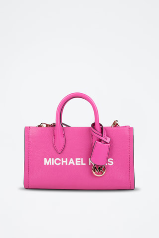 Leren Schoudertas Mirella - Roze