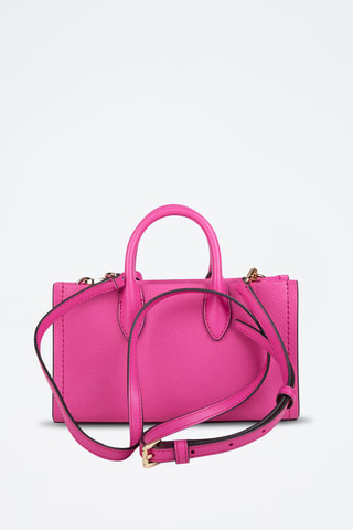 Leren Schoudertas Mirella - Roze