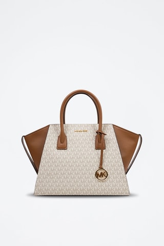 Handtas - Beige en bruin