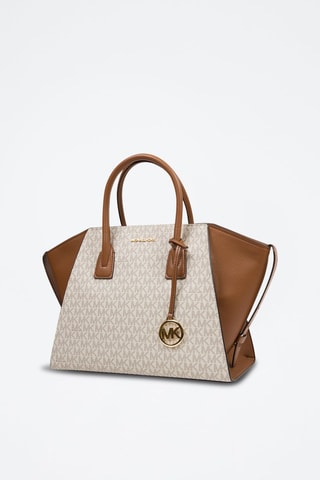 Handtas - Beige en bruin