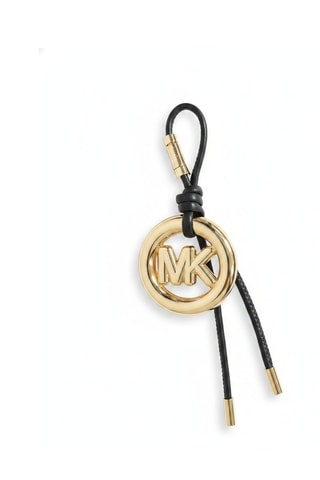 Porte-clés en cuir - Marron et doré