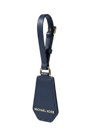 Porte-clés en cuir - Bleu