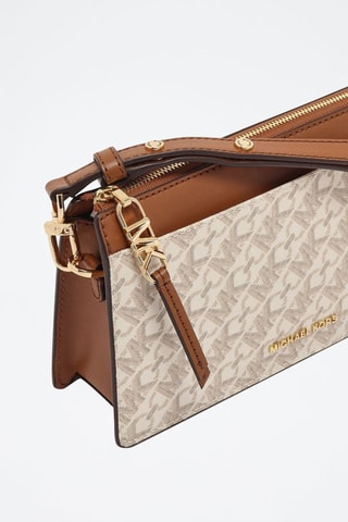 Sac bandoulière - Beige et marron