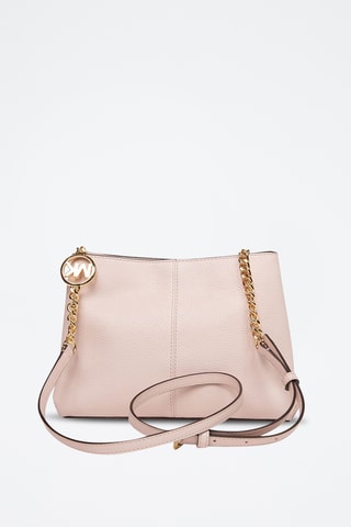 Leren Schoudertas - Roze
