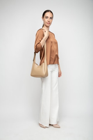 Sac bandoulière en cuir Birch - Camel