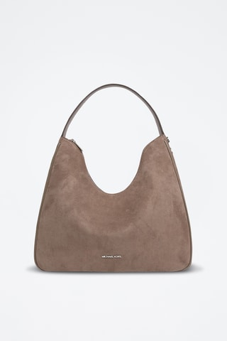 Nubuck Trendy Handtas - Taupe