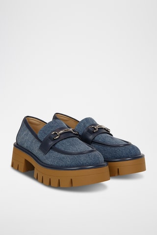 Mocassins plateformes Carson - Bleu foncé
