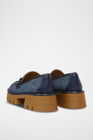 Mocassins plateformes Carson - Bleu foncé