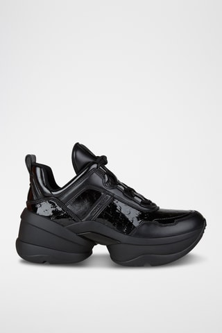 Platform Sneakers - Zwart