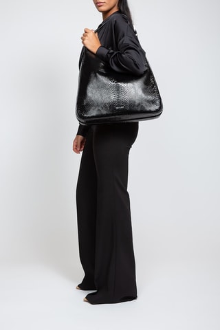 Leren Trendy Handtas Nolita - Zwart