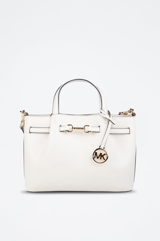 Leren Handtas - Beige