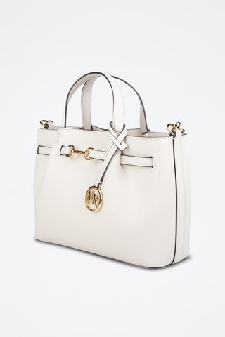 Leren Handtas - Beige