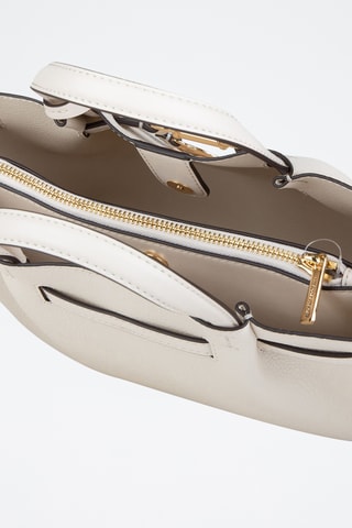 Leren Handtas - Beige