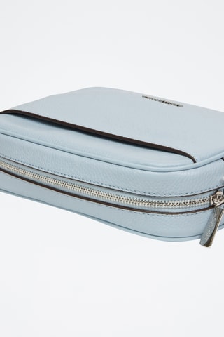 Sac bandoulière en cuir Jet Set - Bleu clair