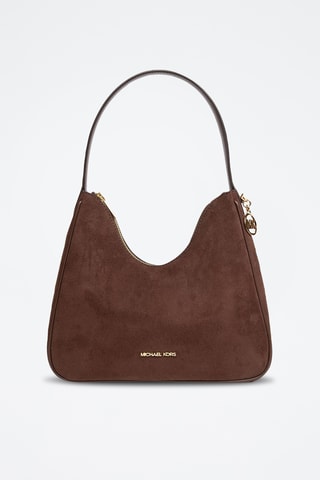 Nubuck Trendy Handtas Nayla - Bruin