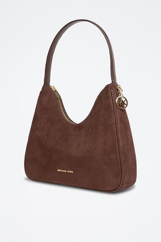 Nubuck Trendy Handtas Nayla - Bruin