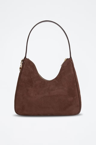 Nubuck Trendy Handtas Nayla - Bruin