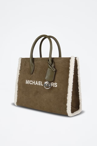 Suèdeleren Shopper - Groen