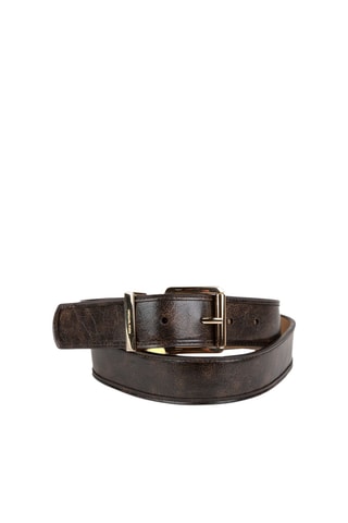 Ceinture en cuir - Marron