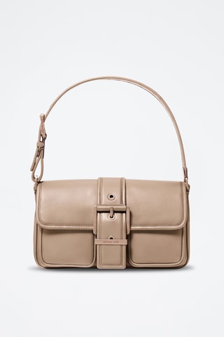 Leren Trendy Handtas Colby - Taupe