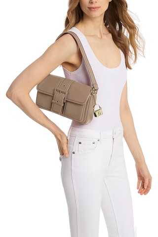 Leren Trendy Handtas Colby - Taupe