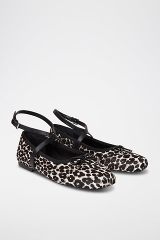 Leren Mary Janes - Zwart
