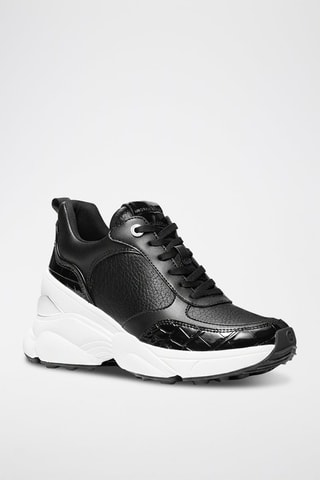 Wedge Sneakers - Zwart - Zwart