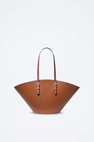 Leren Shopper Isa - Bruin