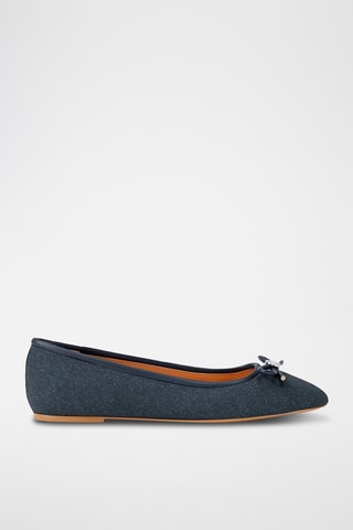 Ballerines en jean Savannah - Bleu foncé