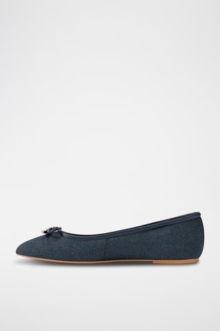 Ballerines en jean Savannah - Bleu foncé