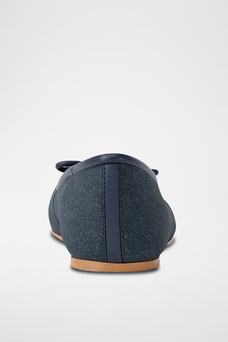 Ballerines en jean Savannah - Bleu foncé