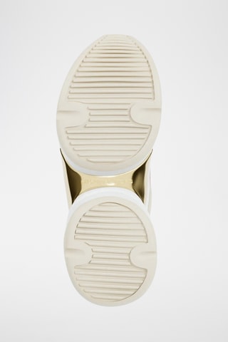 Baskets compensées en cuir Olympia Trainer - Rose