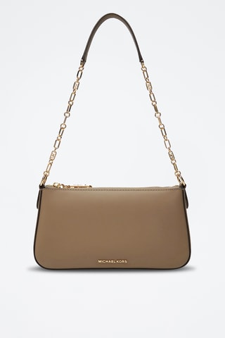 Sac porté épaule en cuir Empire - Taupe