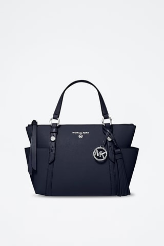 Leren Shopper Sullivan - Marineblauw