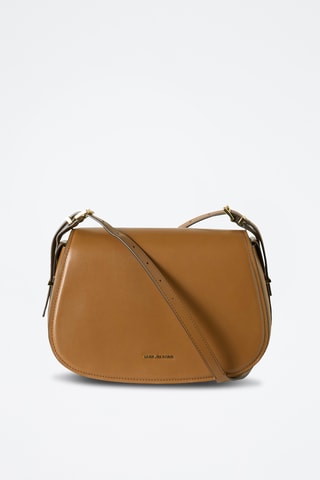 Sac bandoulière en cuir Lydia - Marron