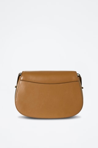 Sac bandoulière en cuir Lydia - Marron