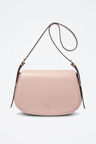 Sac bandoulière en cuir Lydia - Rose
