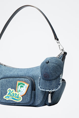 Porte-clés Baseball - Bleu