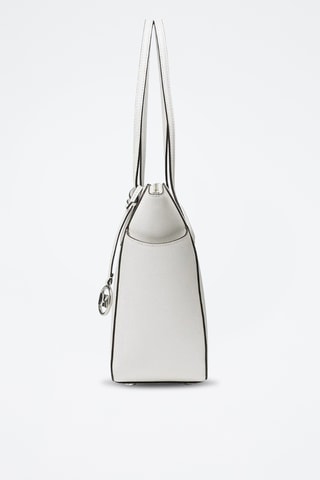 Cabas en cuir Marilyn - Blanc